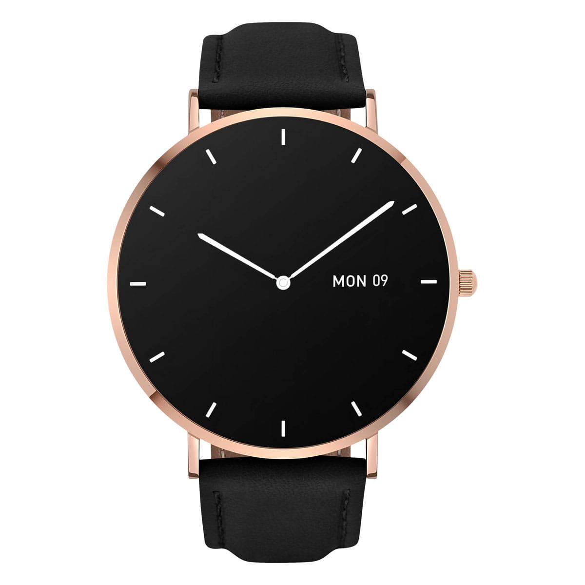 Garett Verona smartwatch AMOLED oro-nero pelle