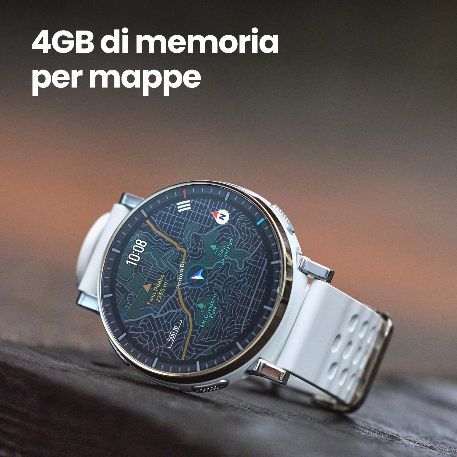 Amazfit Active 3 Premium smartwatch Apex Silver AMOLED