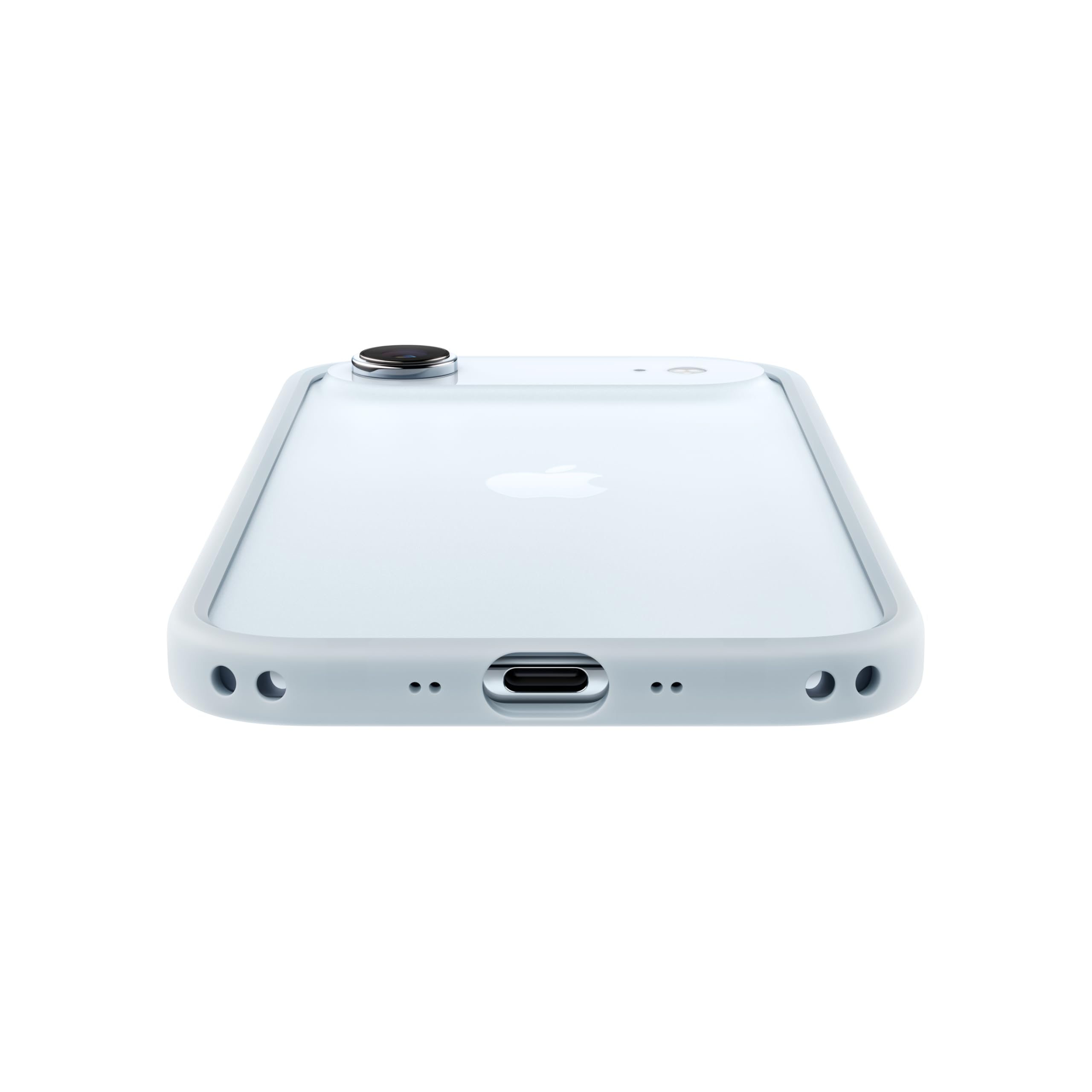 Apple Bumper iPhone Air cover blu chiaro policarbonato