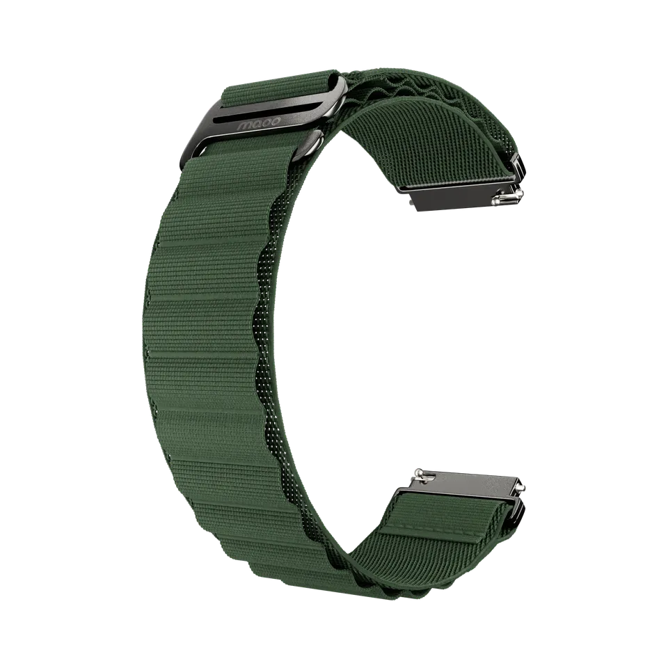 Maoo Outdoor cinturino verde scuro 22 mm sportivo