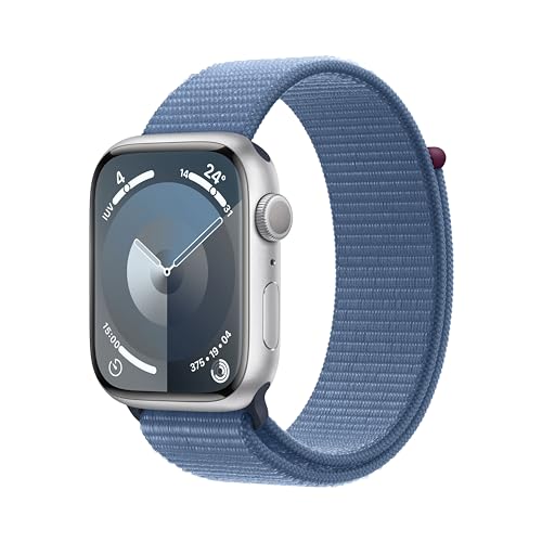 Apple Watch Series 9 45mm smartwatch GPS argento