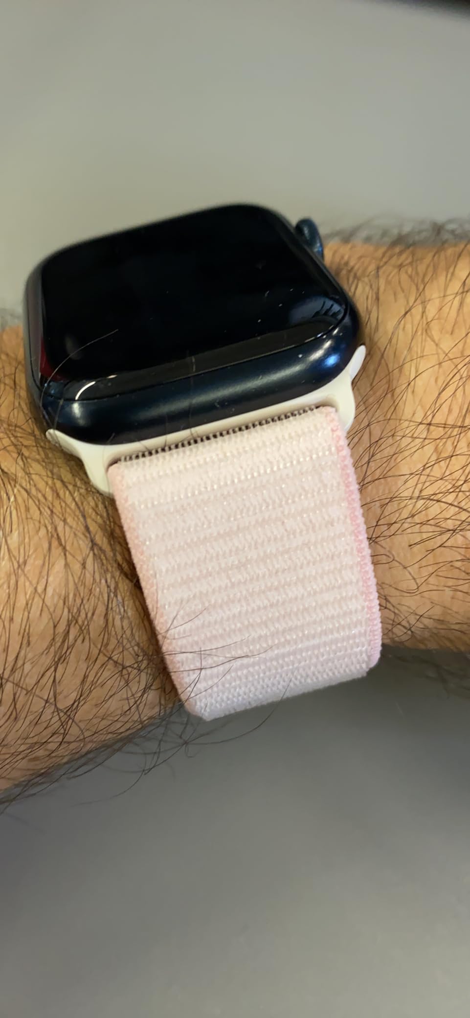 Apple Watch Sport Loop 45 mm Cinturino Rosa Confetto Nylon