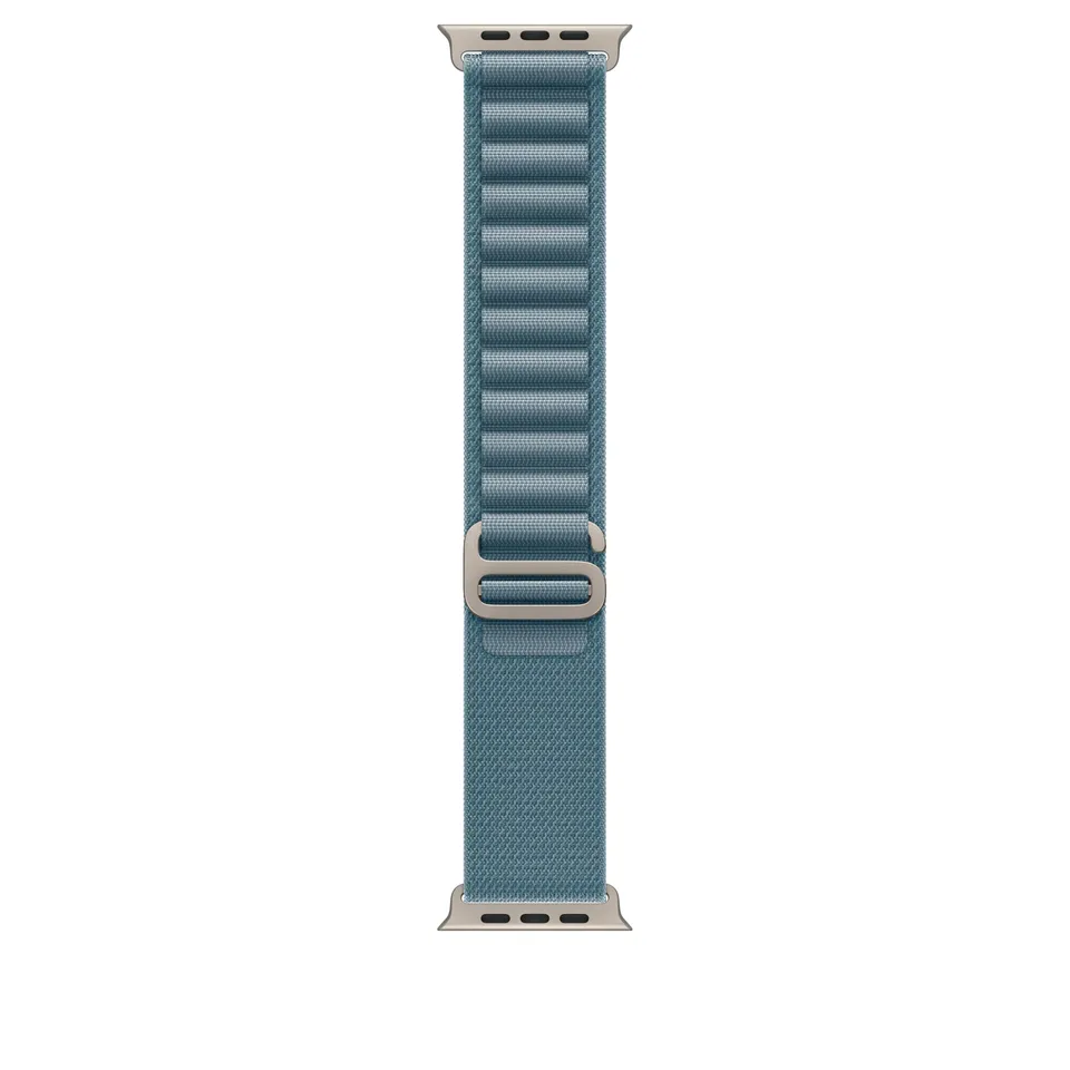 Apple Watch Alpine Loop 49mm cinturino blu chiaro S