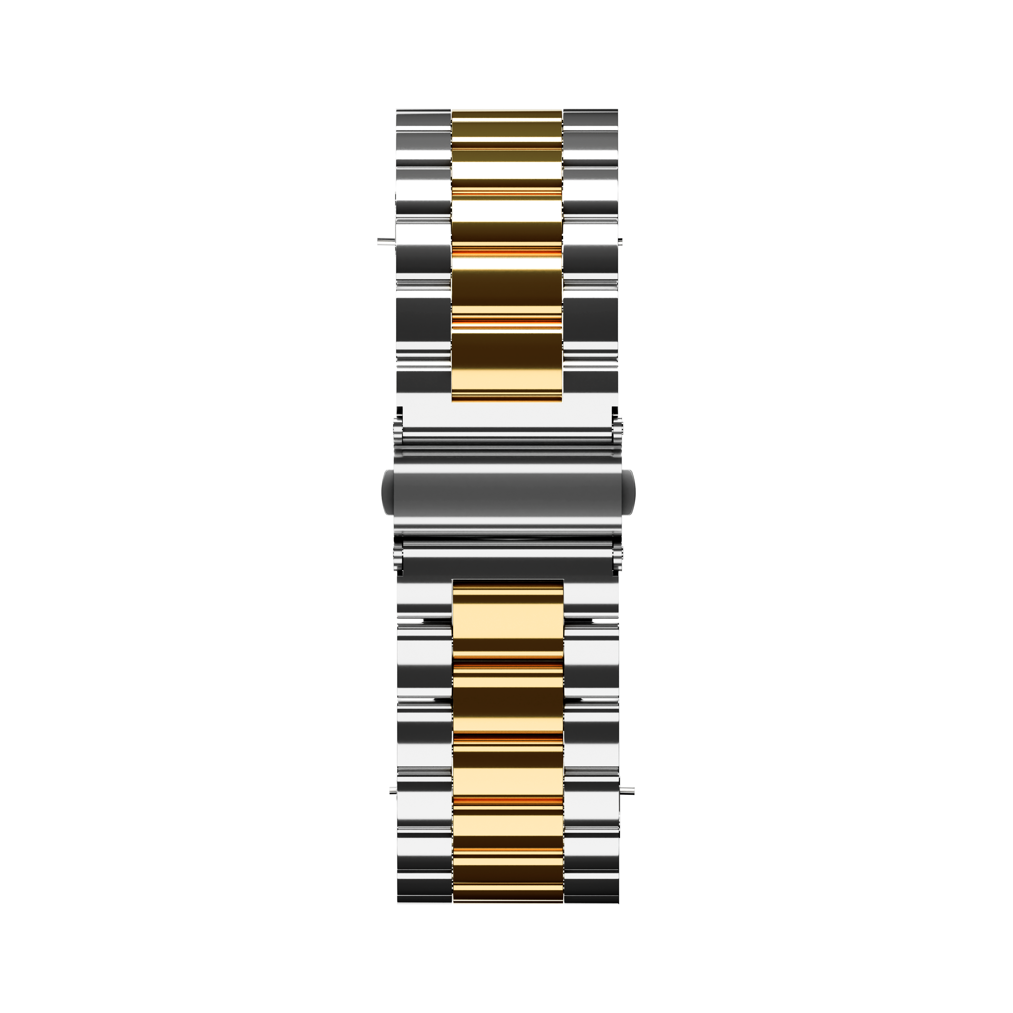 Maoo cinturino in acciaio argento oro 22mm