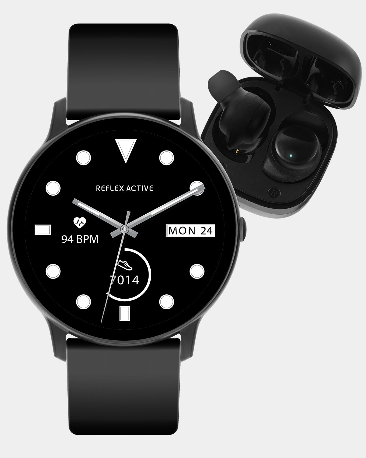 Reflex Active Nexus 100 R Lite Smartwatch Nero con Auricolari GPS
