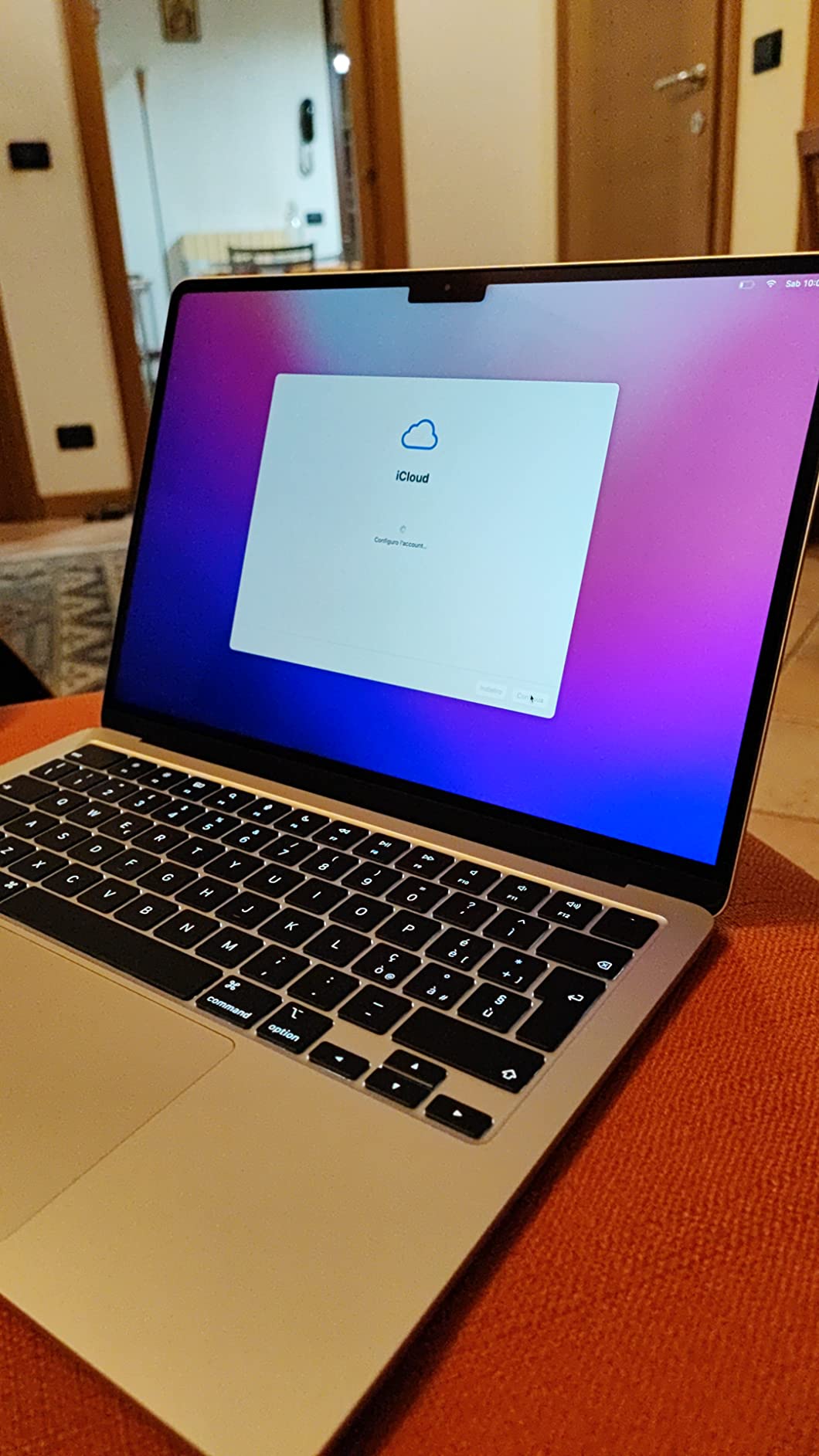 Apple MacBook Air M2 notebook 13,6 8GB 256GB grigio siderale