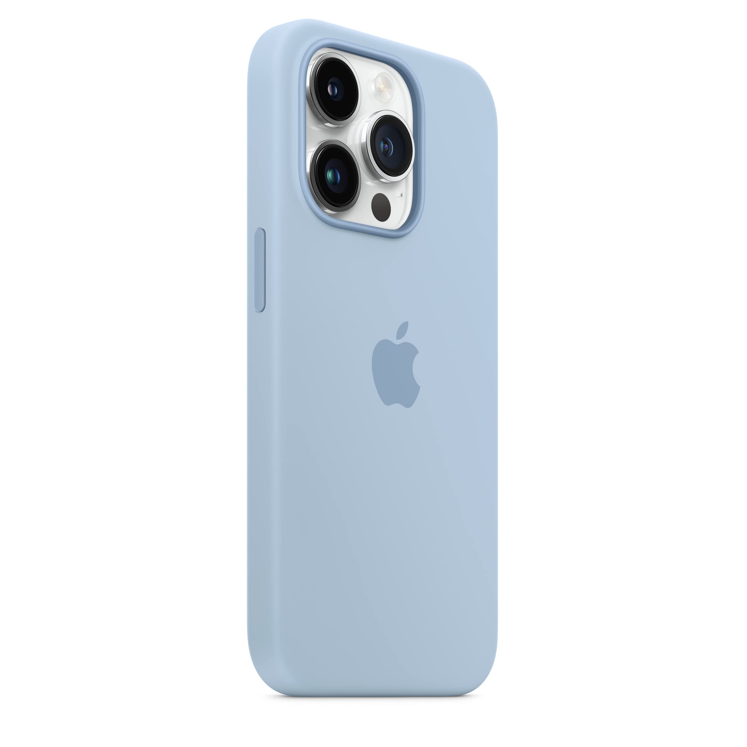 Apple iPhone 14 Pro custodia silicone blu cielo MagSafe