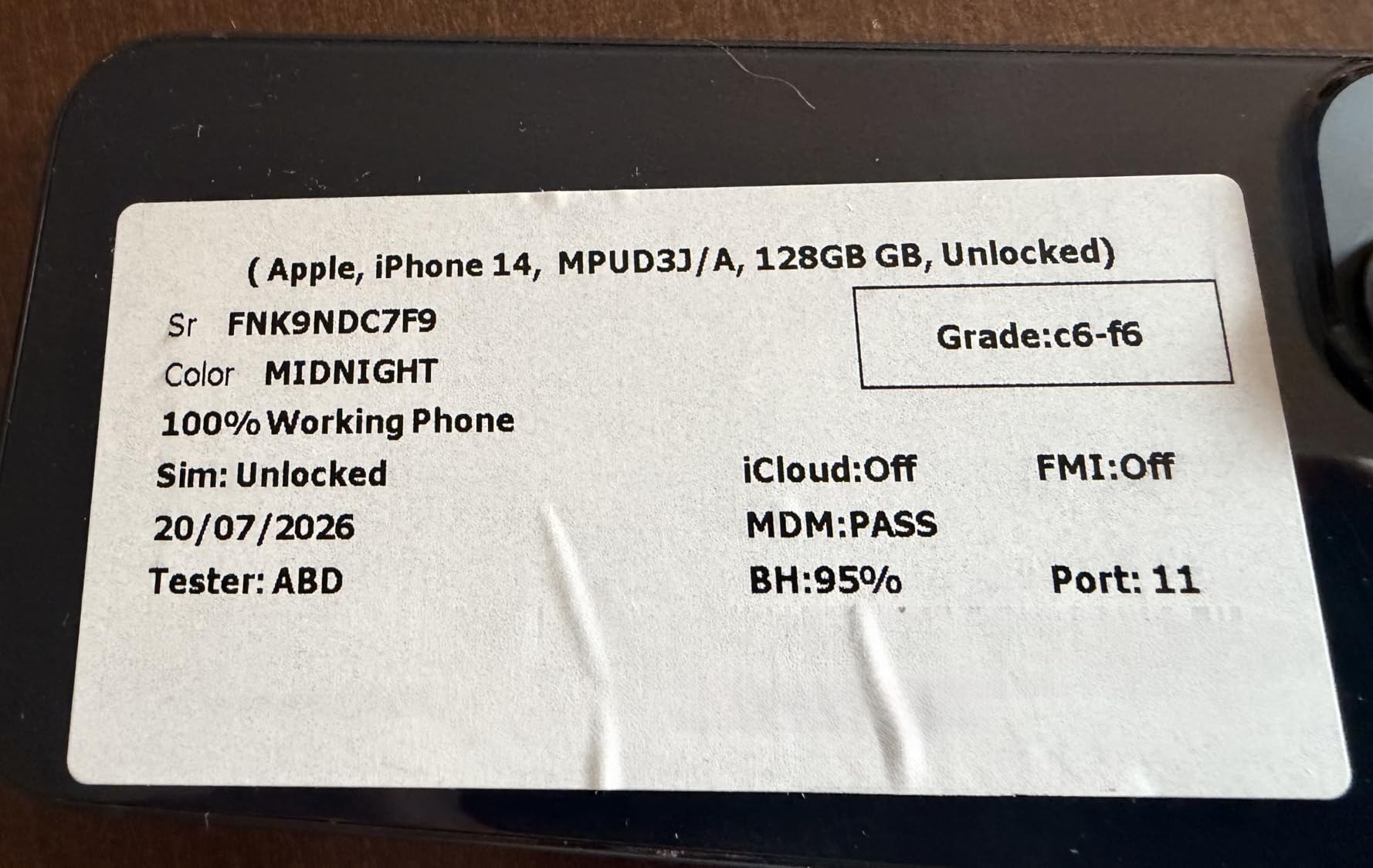 Apple iPhone 14 smartphone 128GB blu ricondizionato
