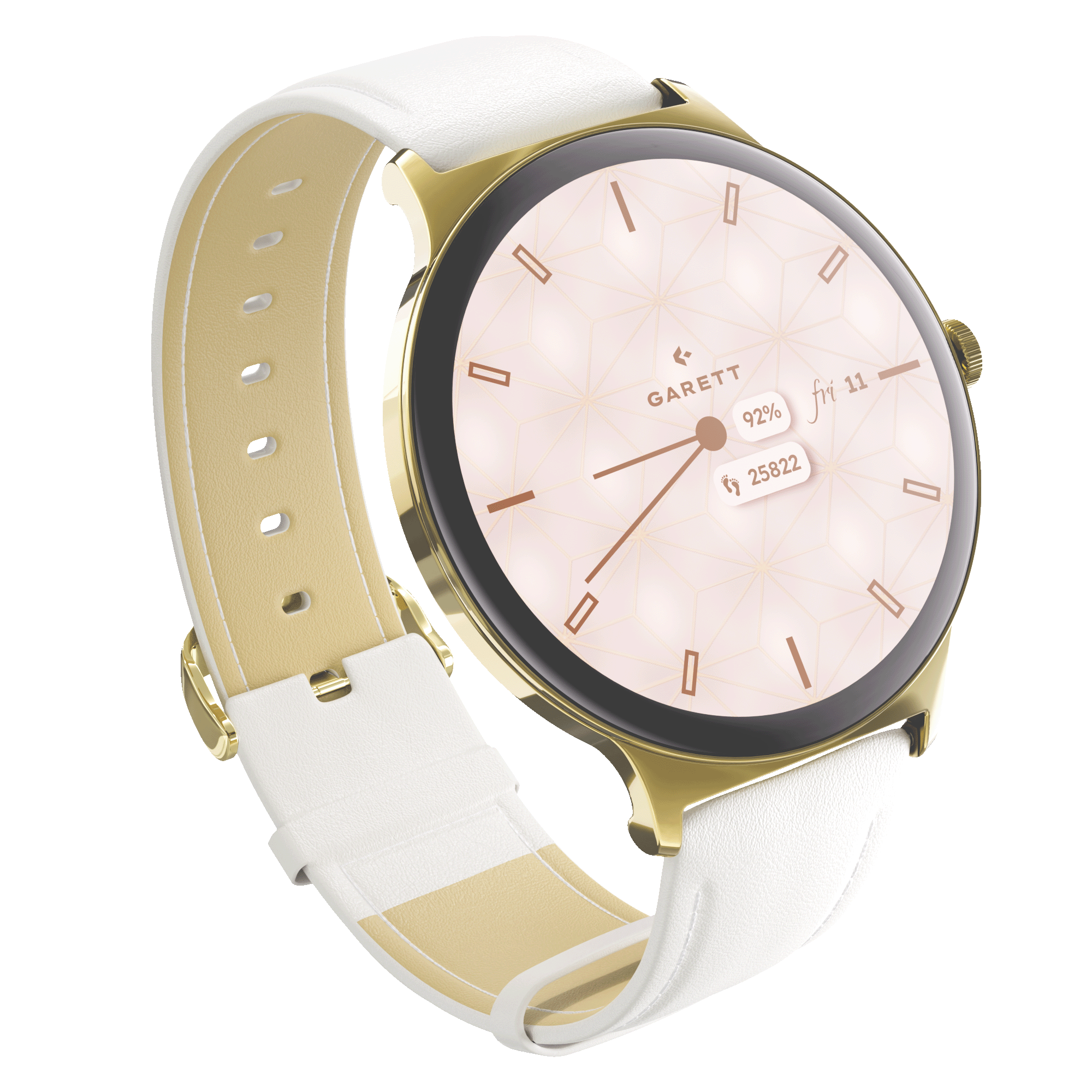 Garett Verona 2 smartwatch oro acciaio AMOLED
