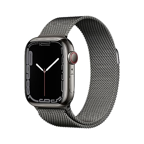 Apple Watch Series 7 smartwatch 45mm Cellular acciaio