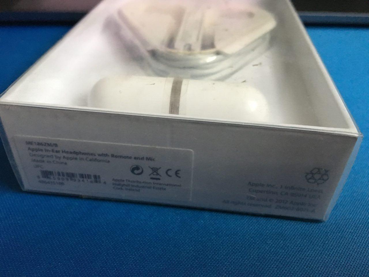 Apple EarPods ME186 auricolari in-ear con telecomando e microfono