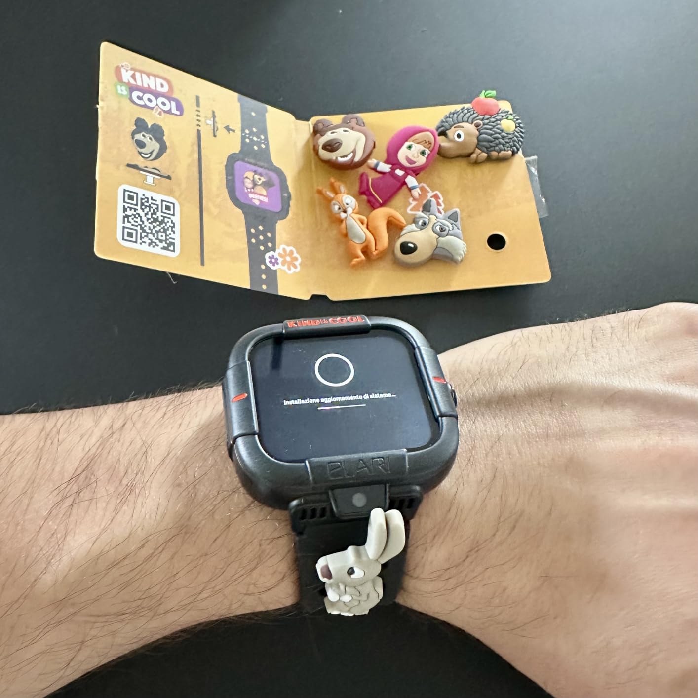Elari KidPhone Masha e Orso smartwatch bambini nero 4G GPS