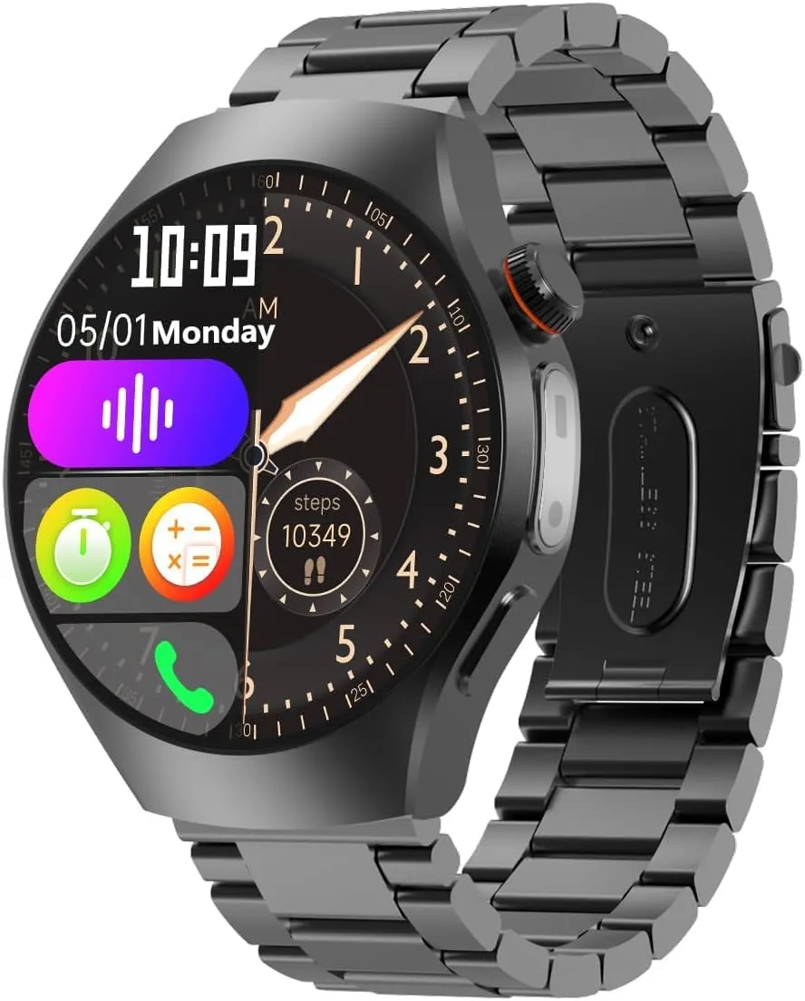 Fitvii ECG AMOLED 1,43 smartwatch fitness chiamate Bluetooth