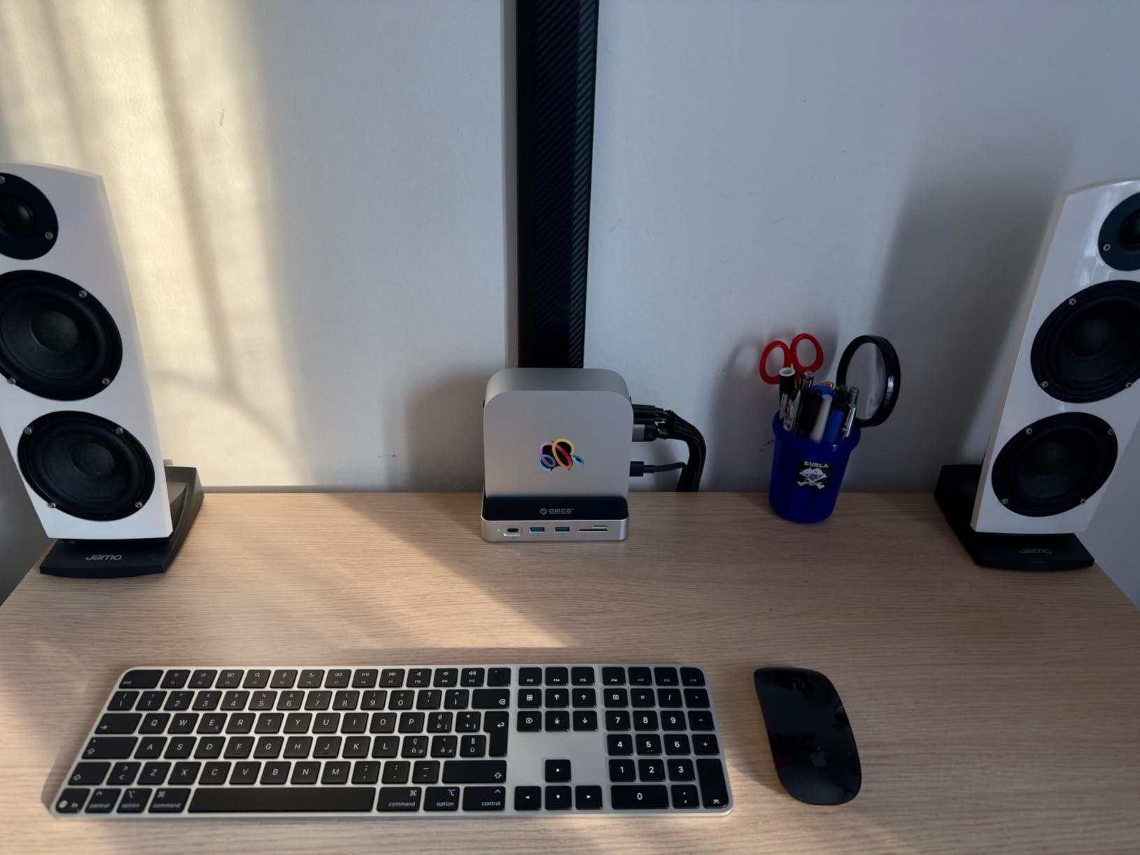 Apple Magic Keyboard Touch ID tastiera italiano tasti bianchi