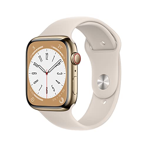 Apple Watch Series 8 smartwatch 45mm GPS Cellular oro galassia