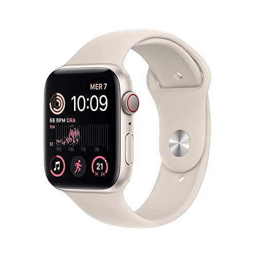 Apple Watch SE 2ª gen. 44mm smartwatch GPS + Cellular galassia