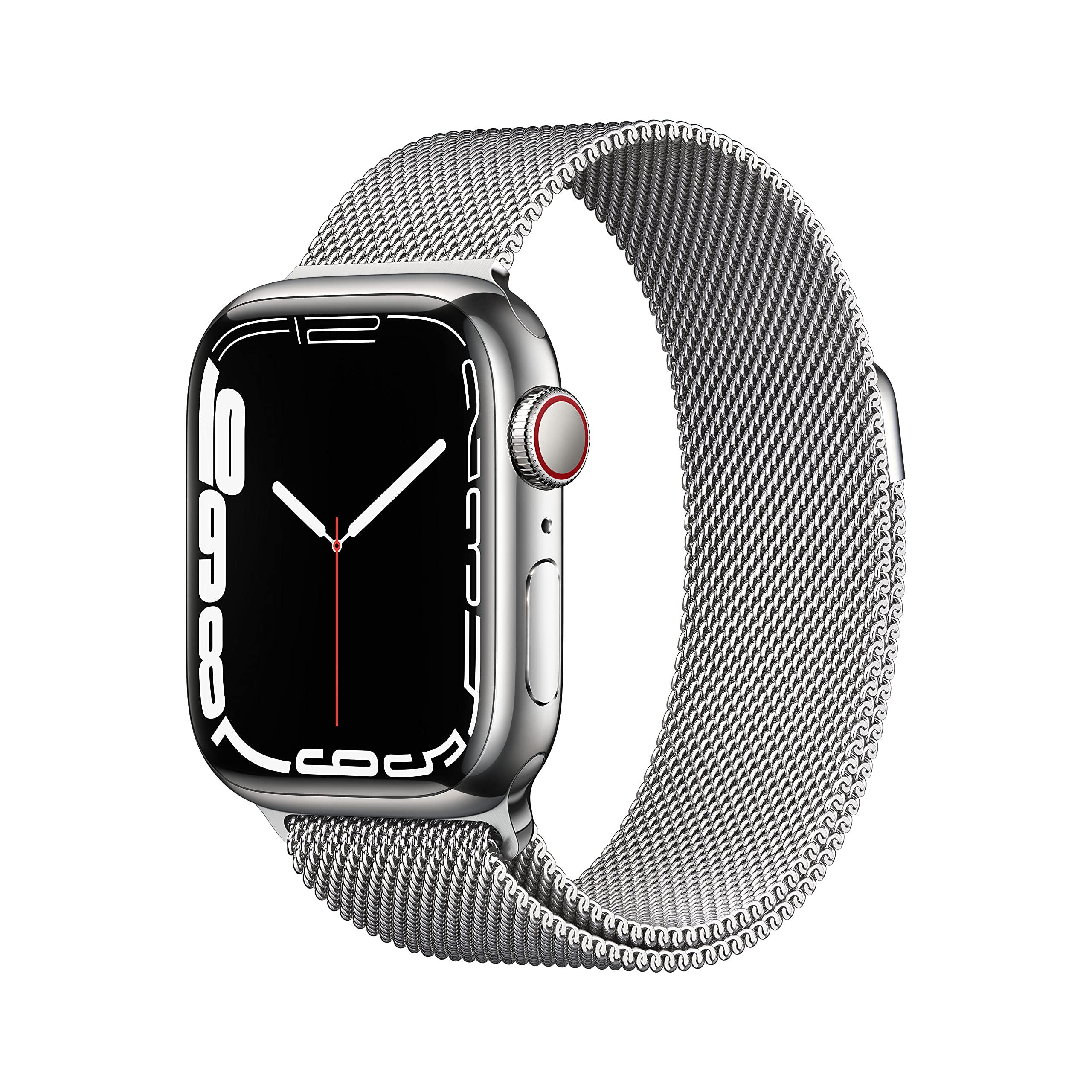 Apple Watch Series 7 GPS Cellular 41mm smartwatch argento milanese