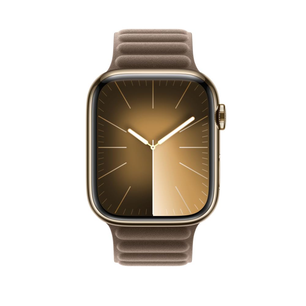 Apple Watch Magnetic Link cinturino 45mm grigio talpa S/M FineWoven