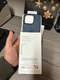 Apple MagSafe custodia silicone iPhone 15 nero
