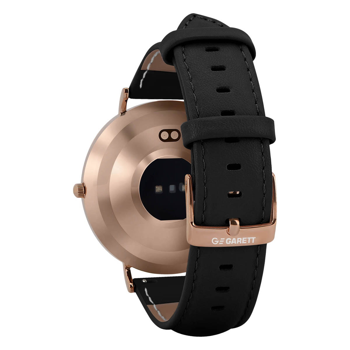 Garett Verona smartwatch AMOLED oro-nero pelle