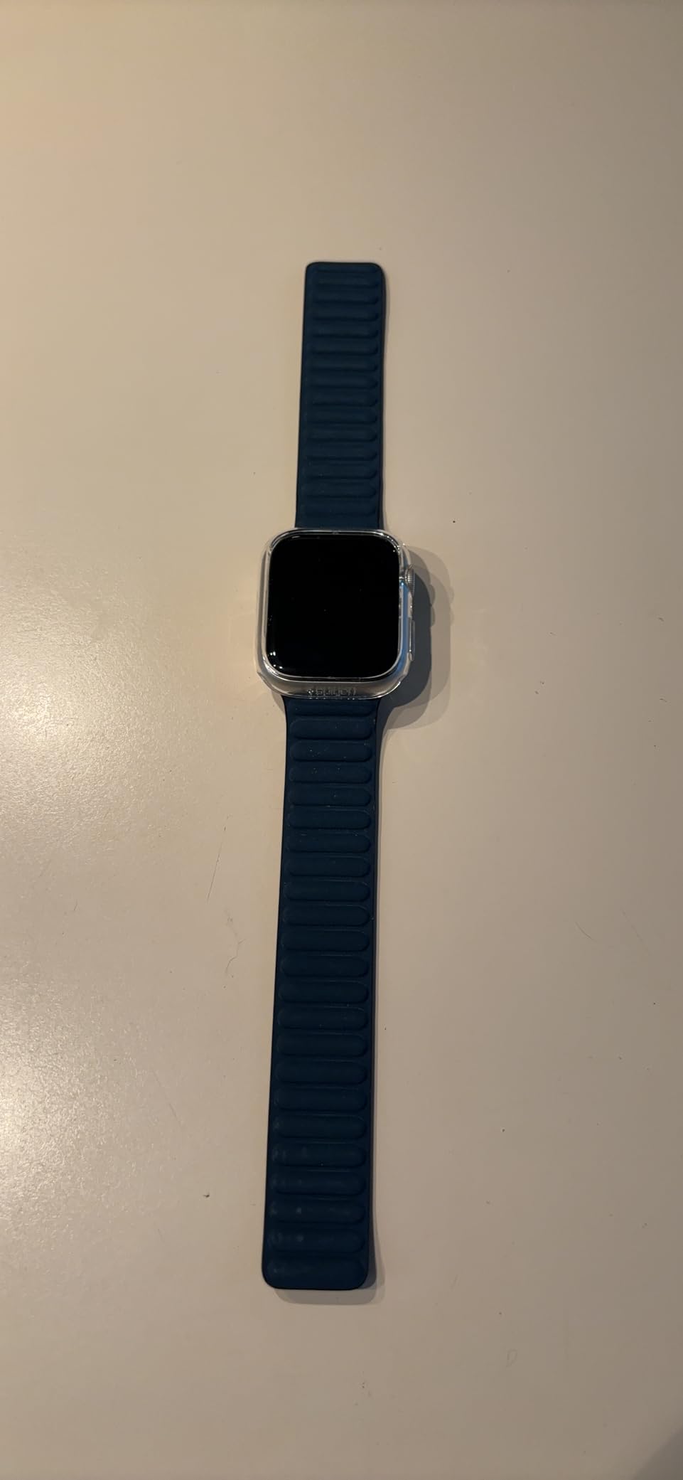 Apple Watch Magnetic Link cinturino 45mm grigio talpa S/M FineWoven