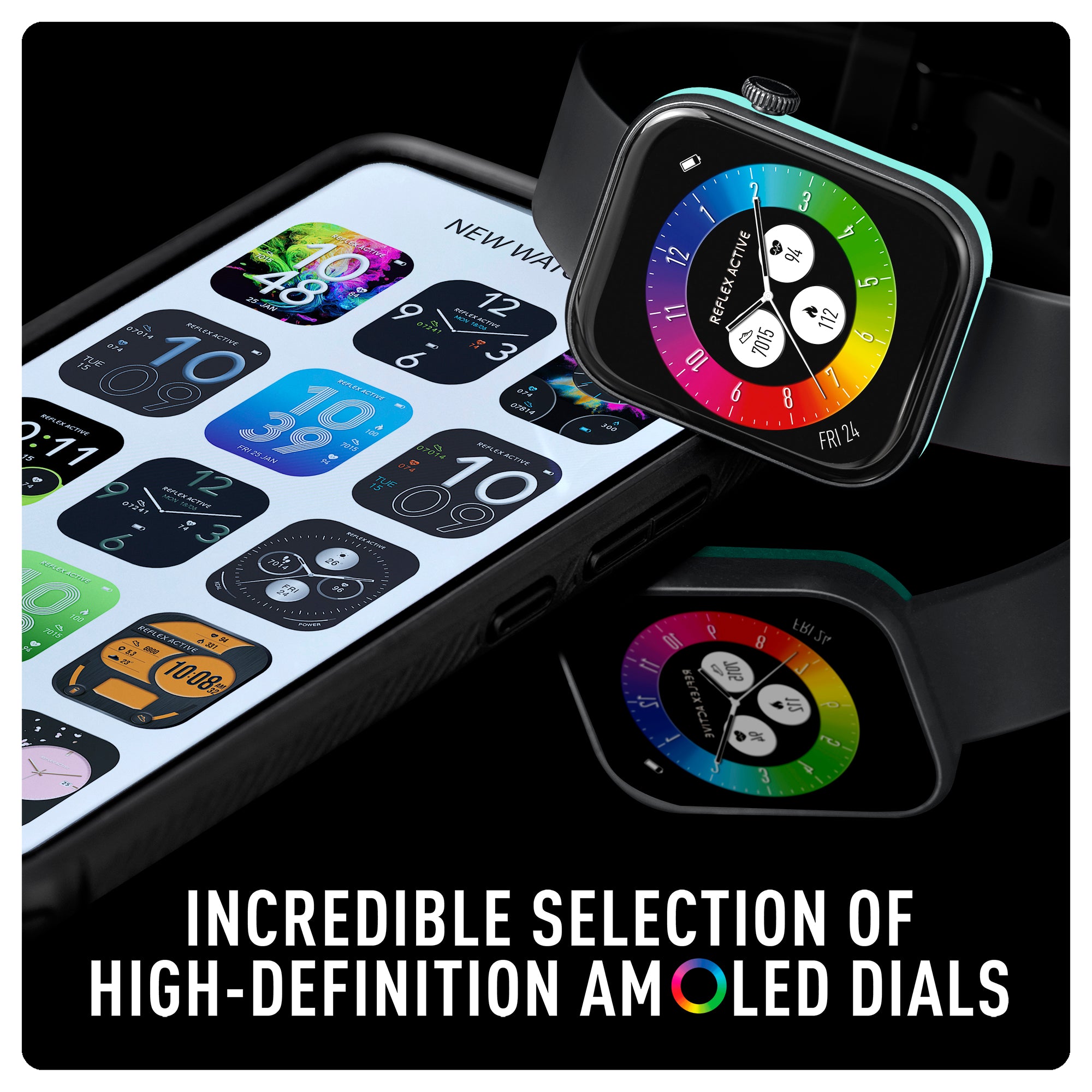 Reflex Active Spectra 300 S Lite smartwatch AMOLED charcoal