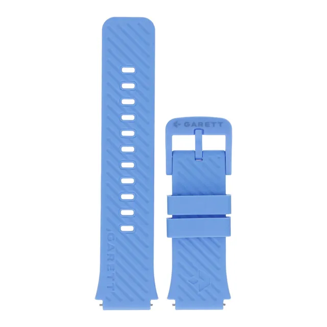 Garett Kids Essa 4G Cinturino in Silicone Blu 18 mm
