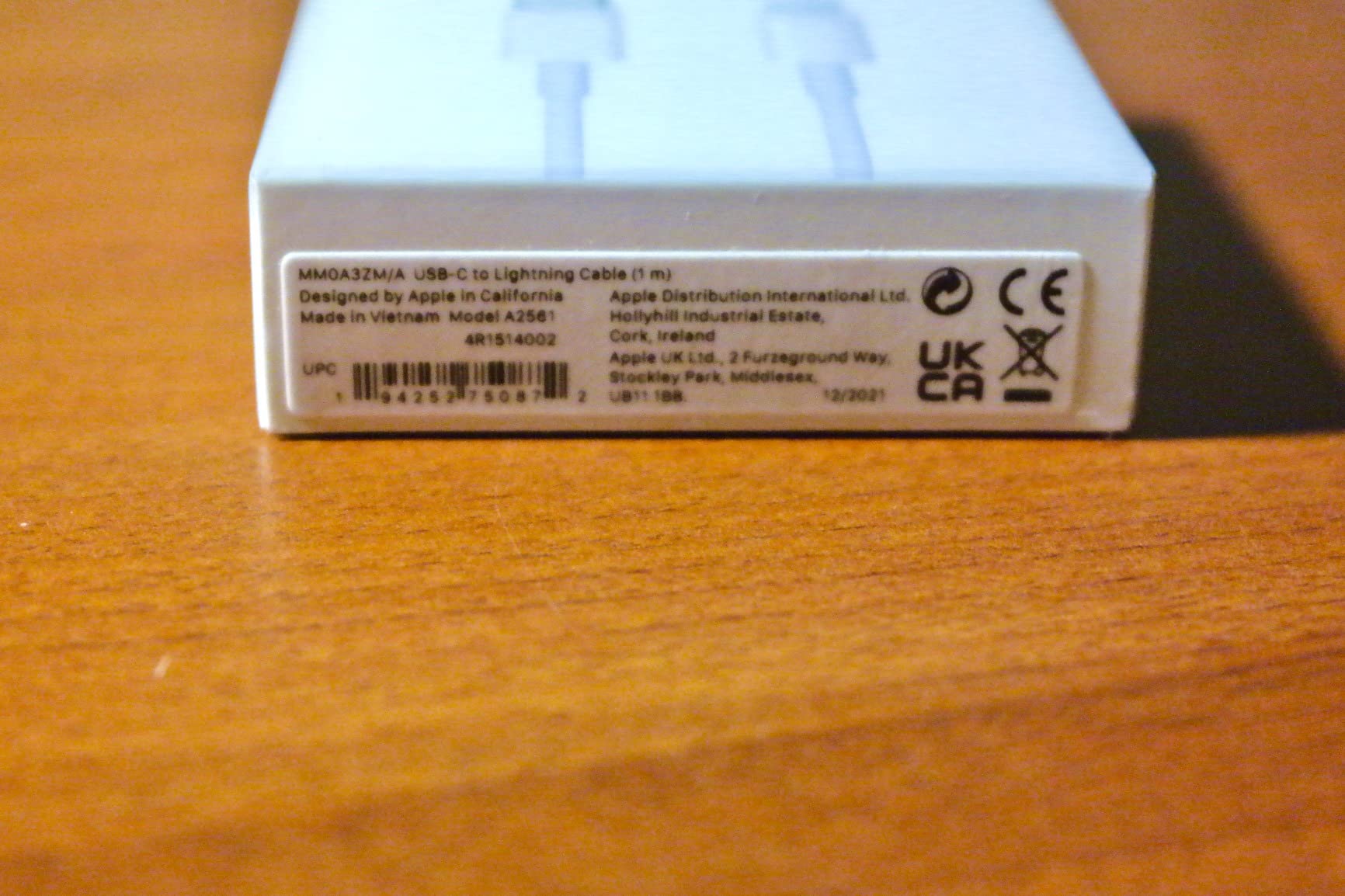 Apple Cavo USB-C Lightning 1 m cavo ricarica rapida
