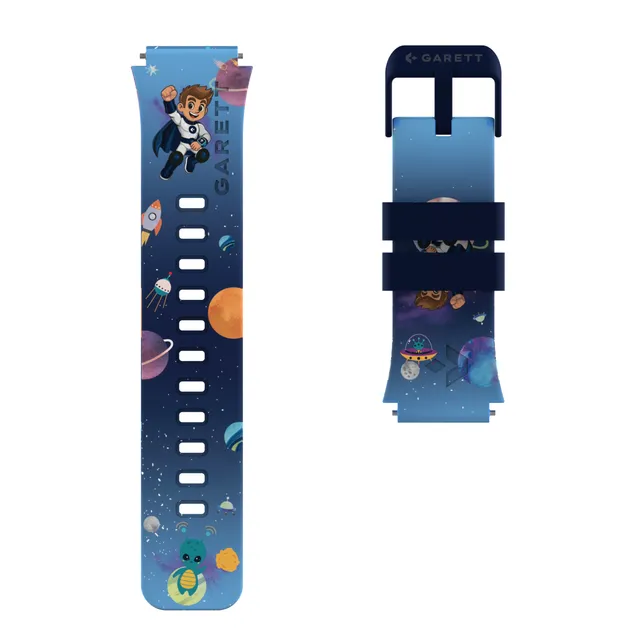 Garett Essa 2 AI 4G cinturino silicone blu 18 mm