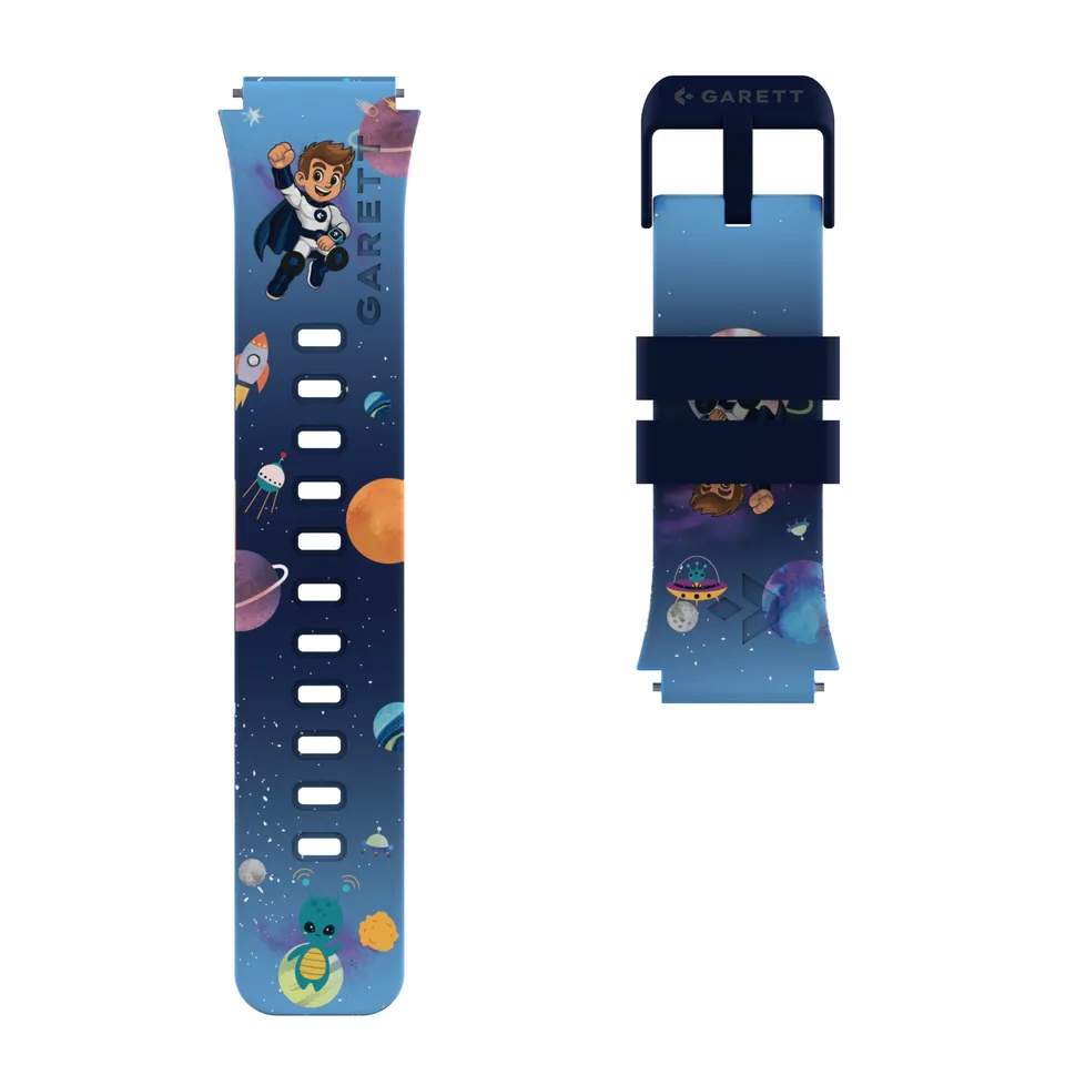 Garett Essa 2 AI 4G cinturino silicone blu 18 mm