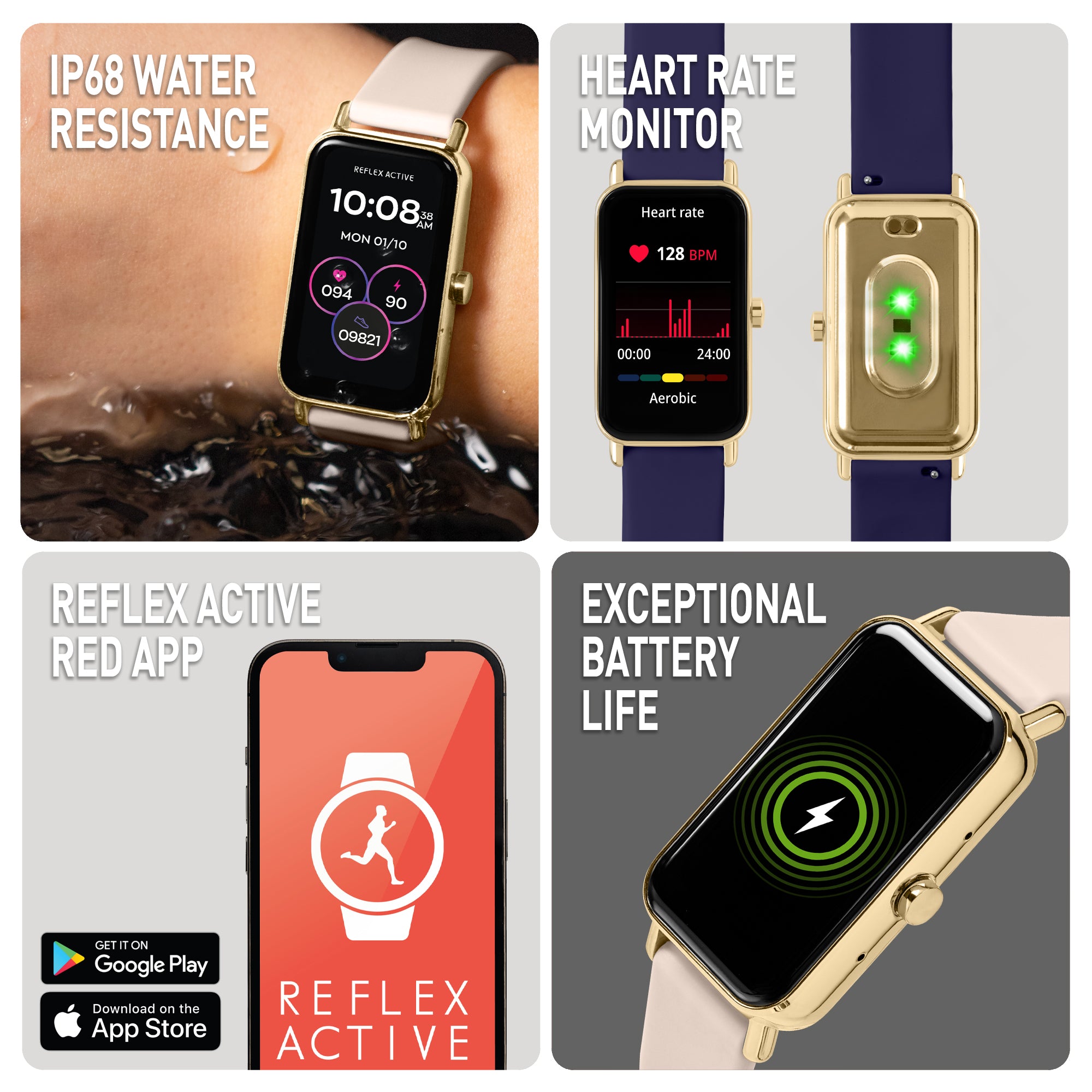 Reflex Active Nexus RA53-2228-SET smartwatch nude blu chiamate