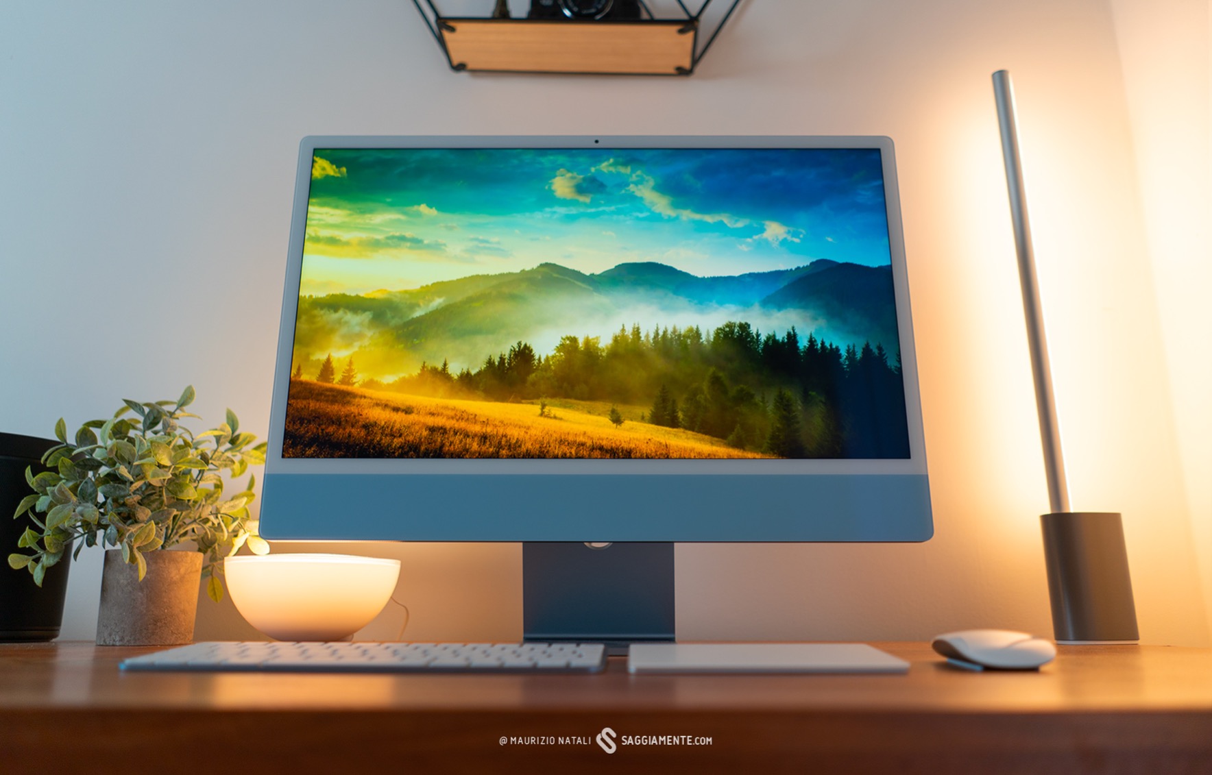 Apple iMac 24 M1 computer all-in-one 8GB 256GB verde