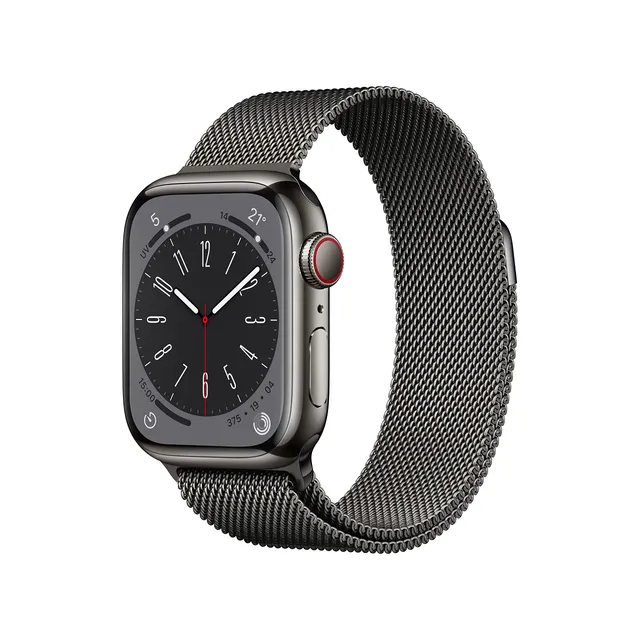 Apple Watch Series 8 41mm smartwatch cellular acciaio grafite