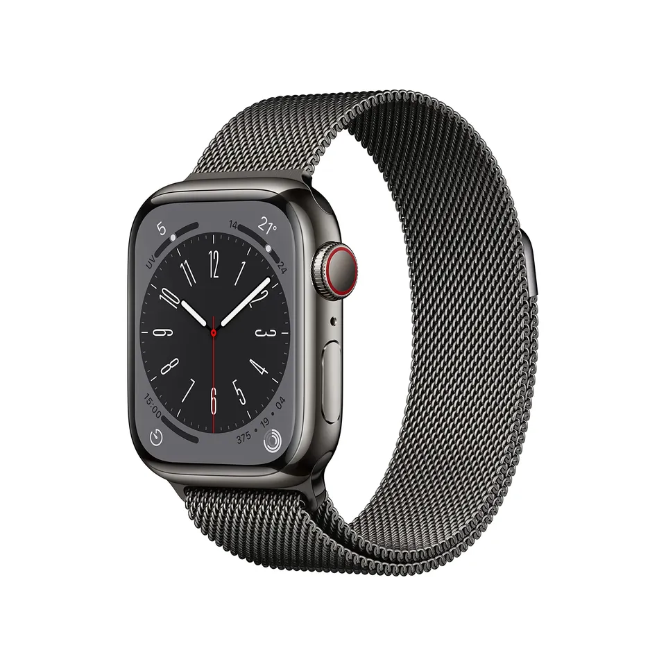 Apple Watch Series 8 41mm smartwatch cellular acciaio grafite