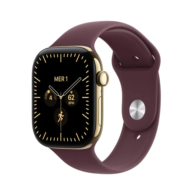 Apple Watch Series 12 Smartwatch 46mm GPS Cellular Oro Borgogna