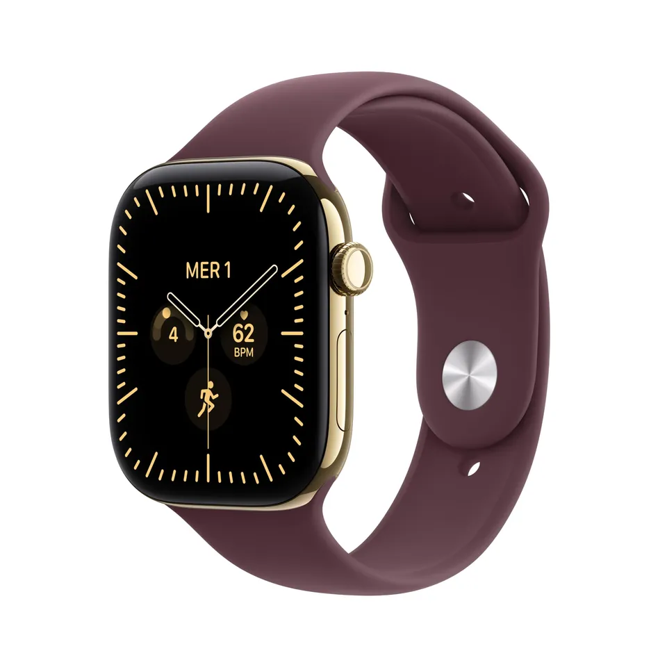 Apple Watch Series 12 Smartwatch 46mm GPS Cellular Oro Borgogna