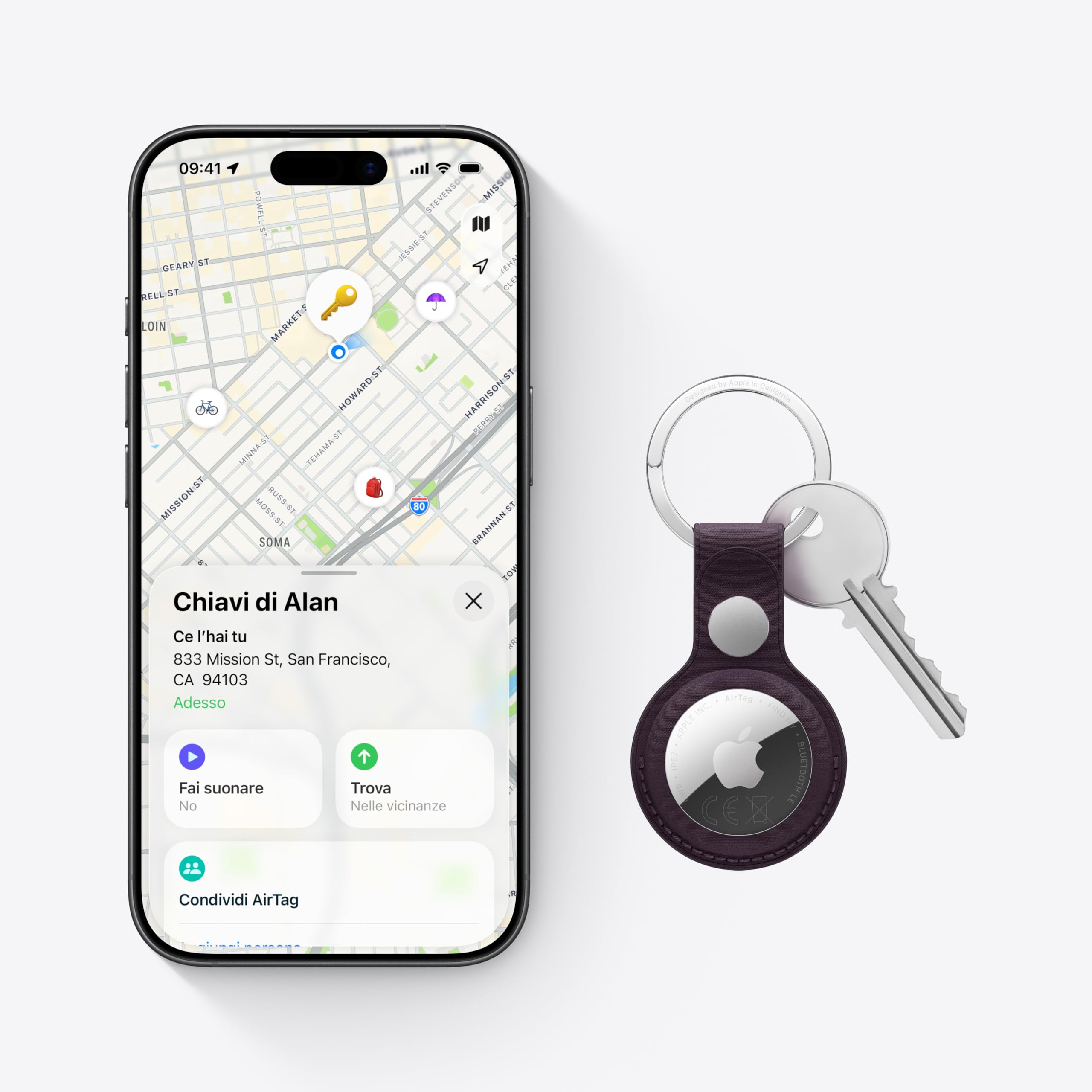 Apple AirTag 2ª Generazione localizzatore confezione da 4