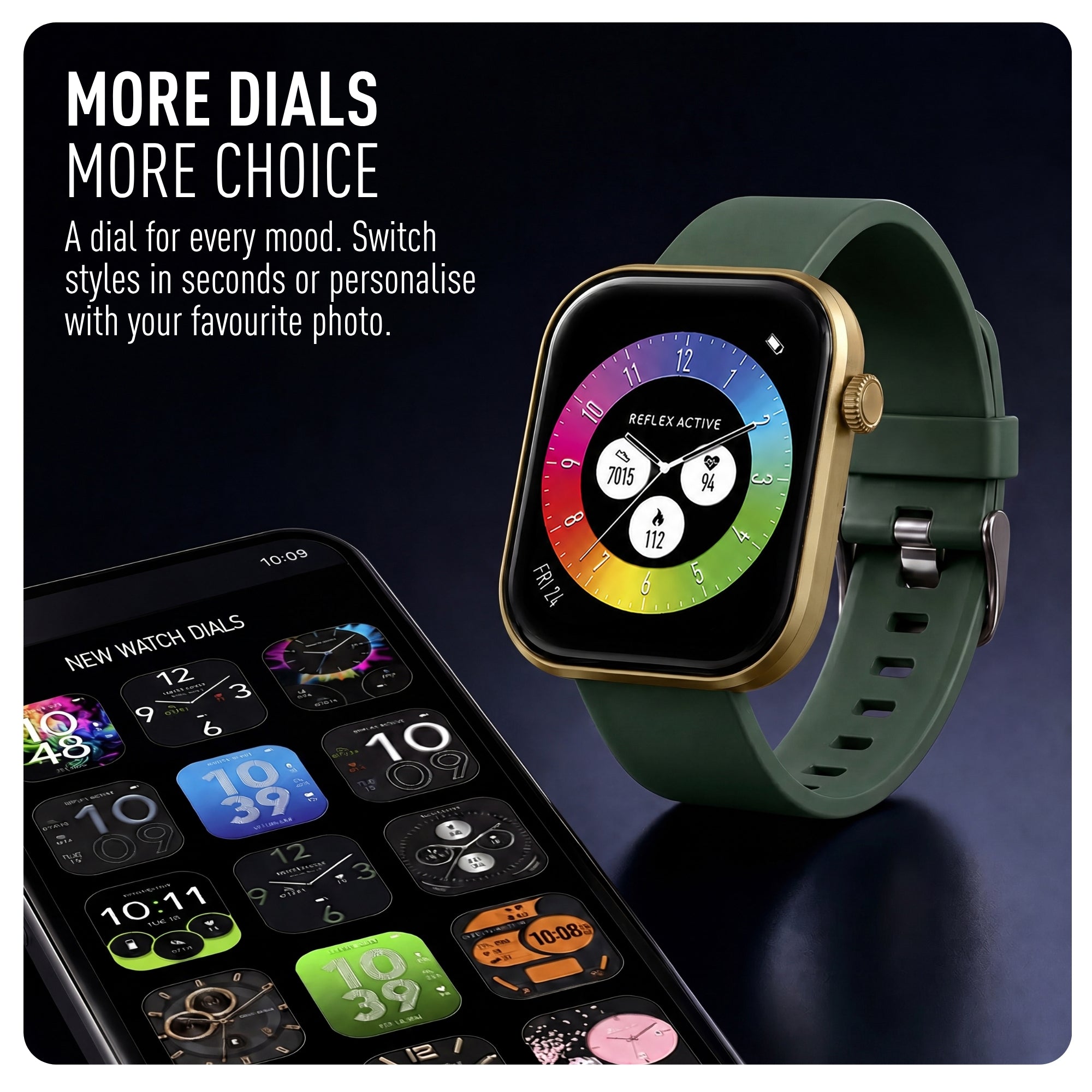 Reflex Active Spectra RA-SP-300S-10 smartwatch verde AMOLED