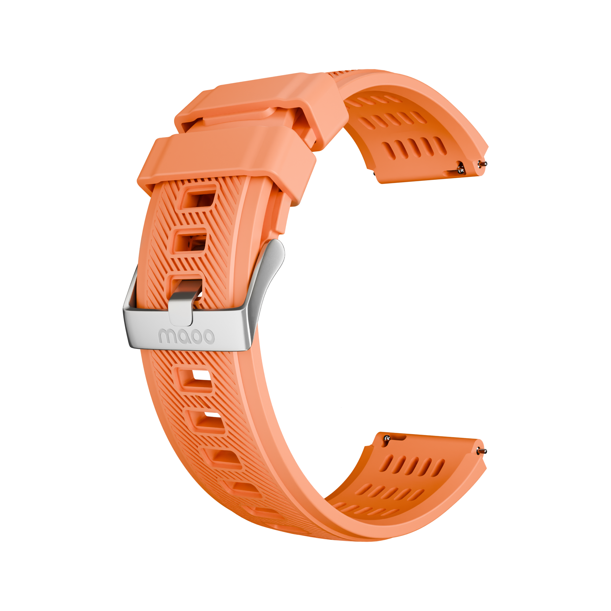 Maoo Silicone cinturino arancione 22 mm sportivo
