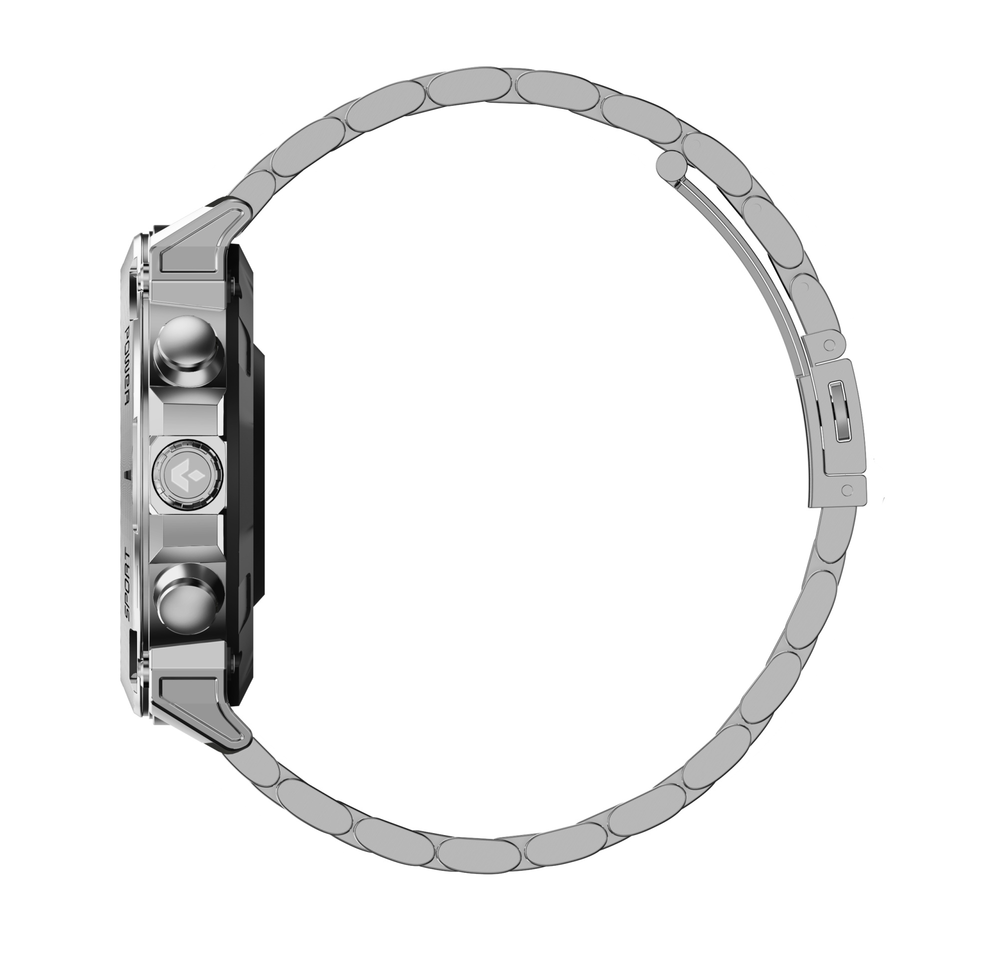Garett Atom smartwatch AMOLED argento acciaio