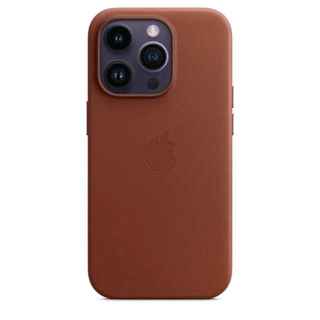 Apple iPhone 14 Pro custodia in pelle MagSafe terra d’ombra