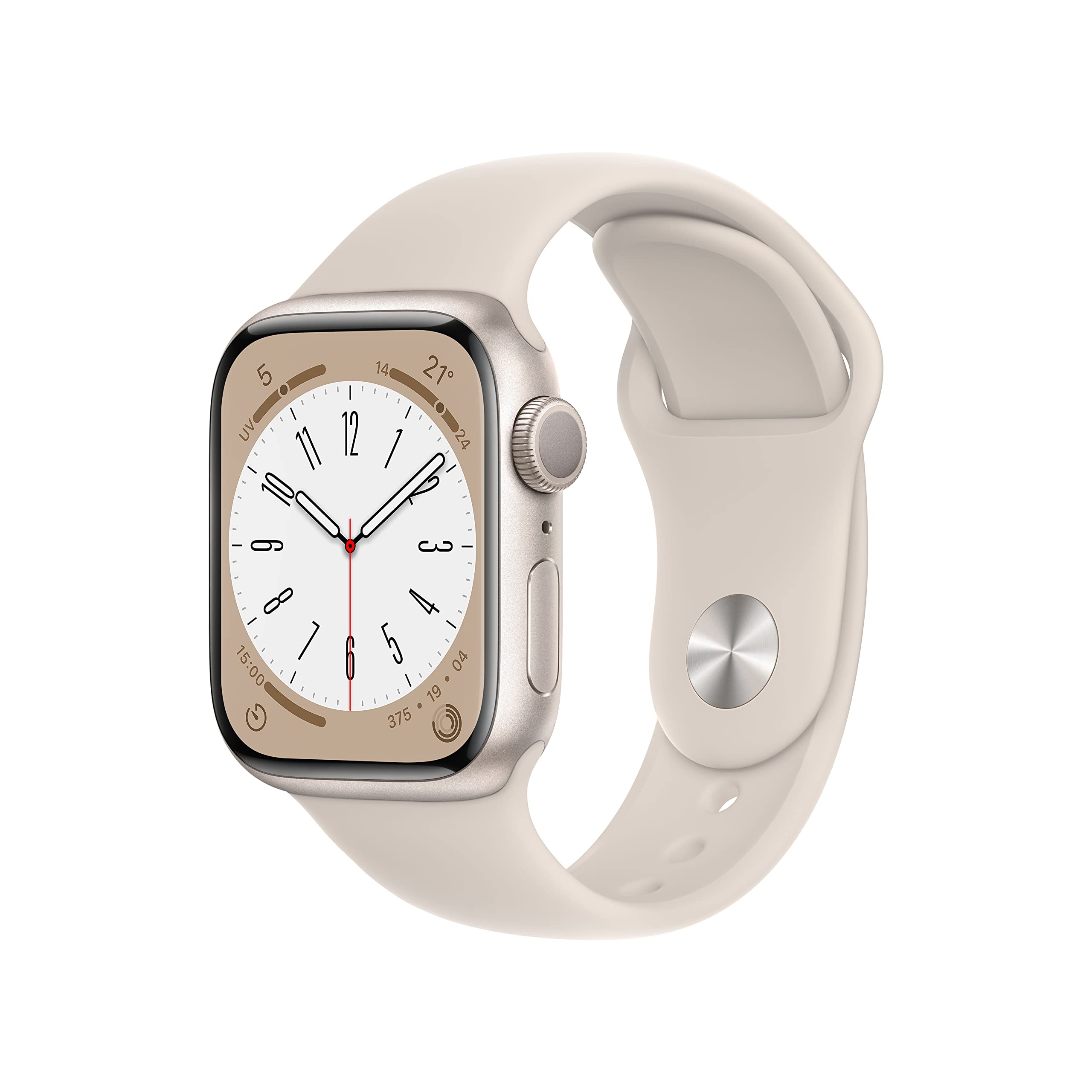 Apple Watch Series 8 GPS 41mm smartwatch galassia ossigeno sangue