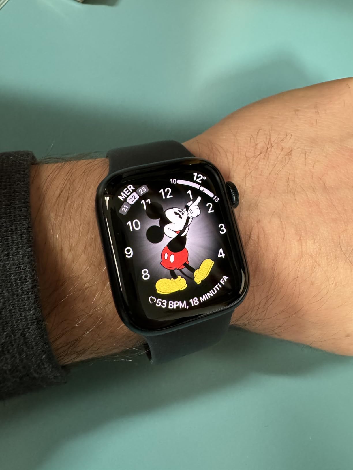 Apple Watch Series 9 41mm smartwatch GPS argento S/M