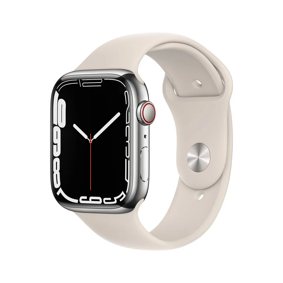 Apple Watch Series 7 GPS + Cellular smartwatch 45 mm argento
