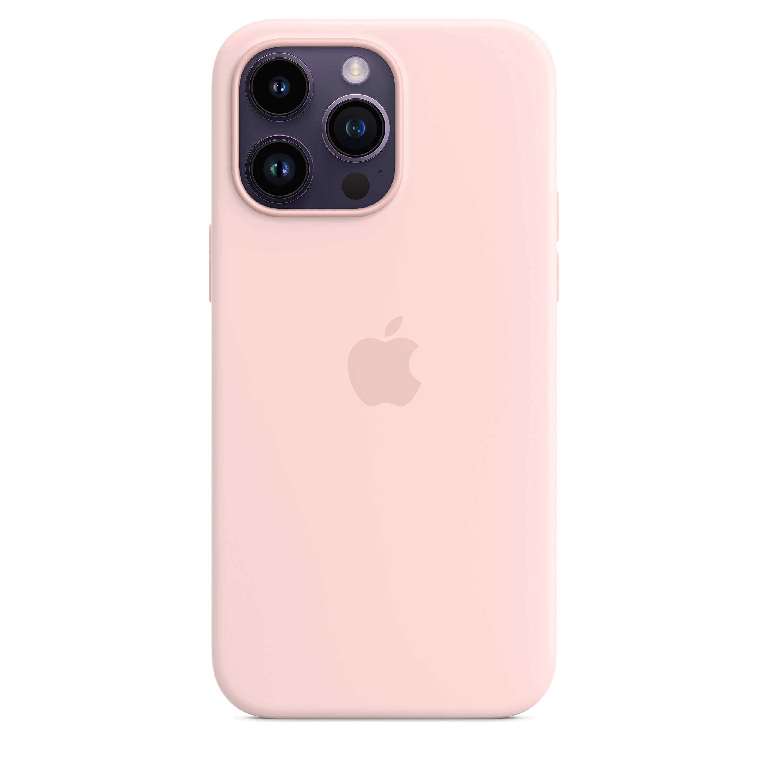 Apple iPhone 14 Pro Max custodia silicone MagSafe rosa creta