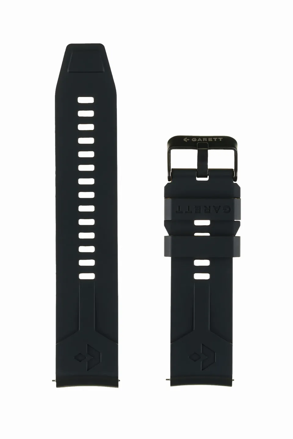 Garett cinturino silicone nero 22 mm universale sport