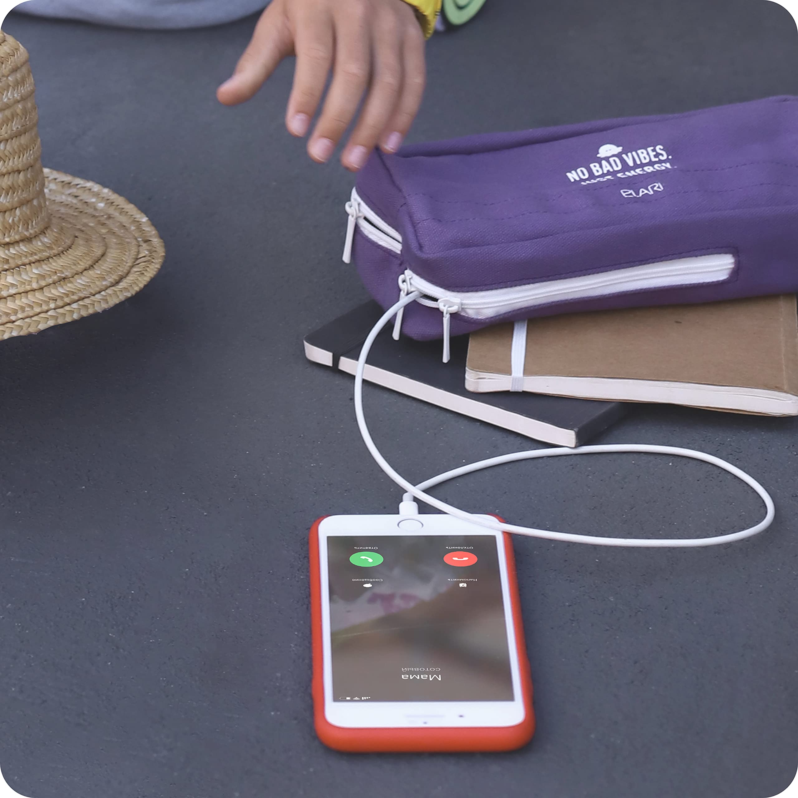 Elari PowerCase astuccio cotone powerbank 2600 viola