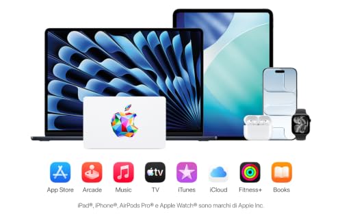Apple Gift Card buono regalo 10 euro email Italia