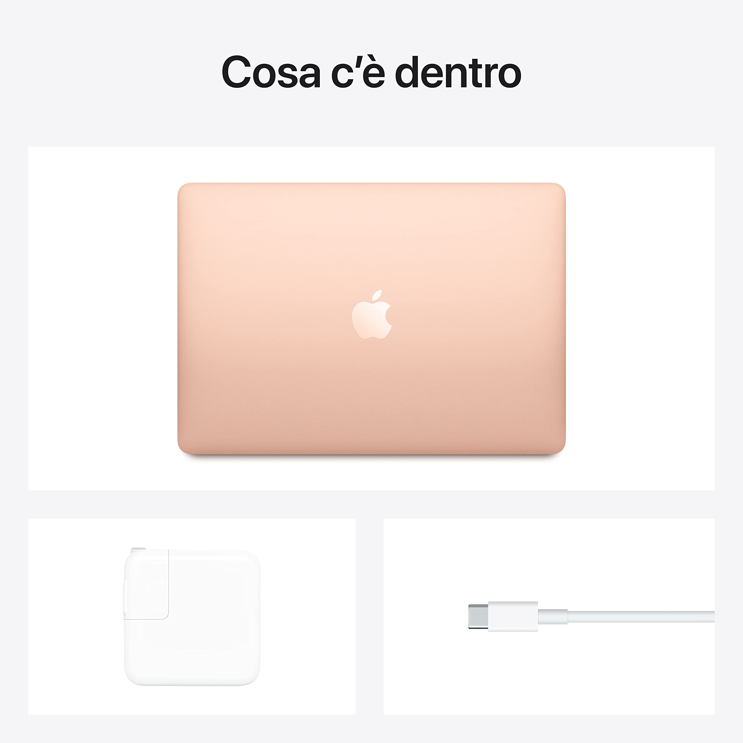 Apple MacBook Air 2020 M1 256GB portatile oro 13 pollici