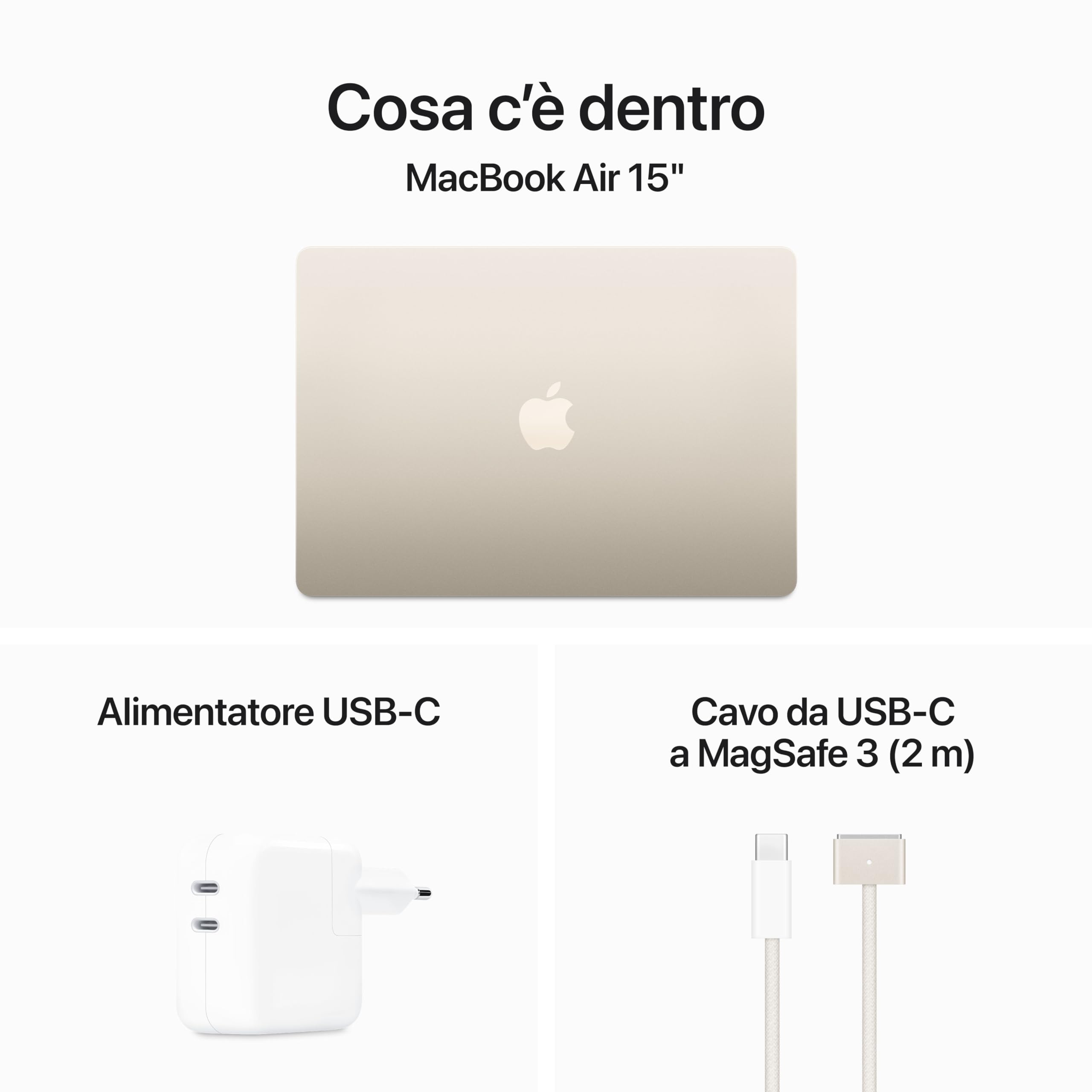 Apple MacBook Air 15 M3 portatile 24GB 512GB galassia